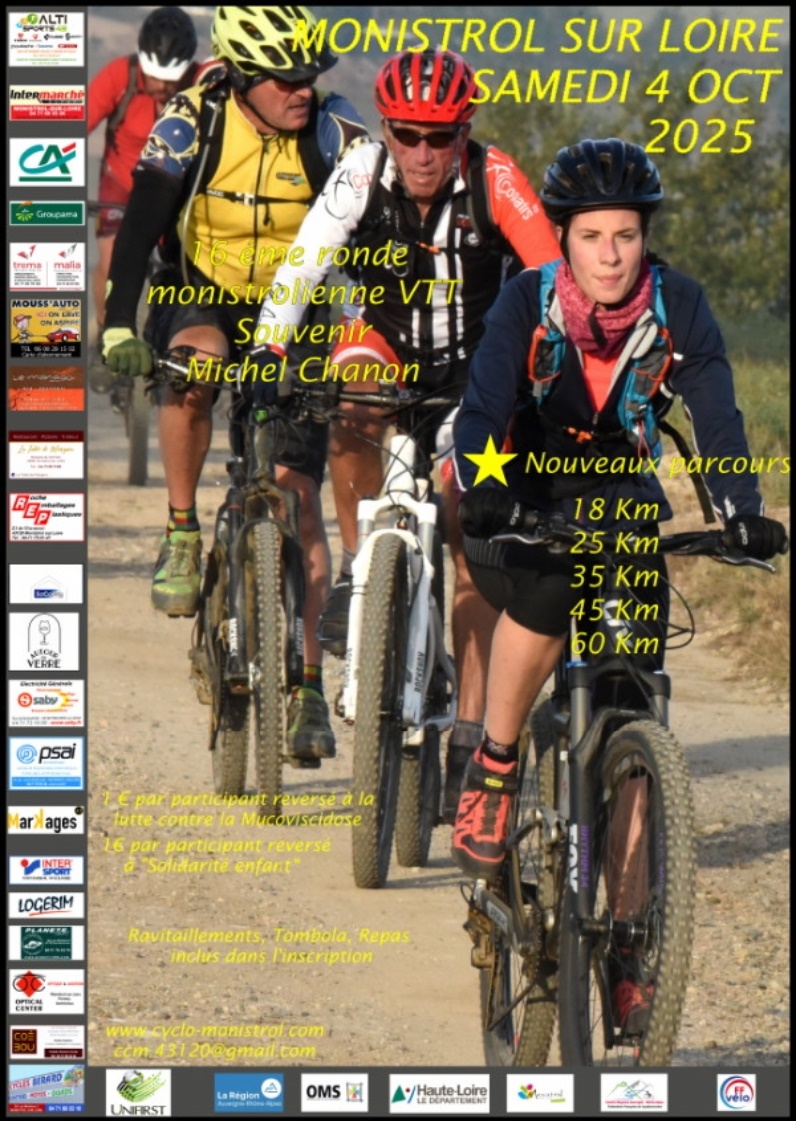Ronde Monistrolienne VTT 4 octobre