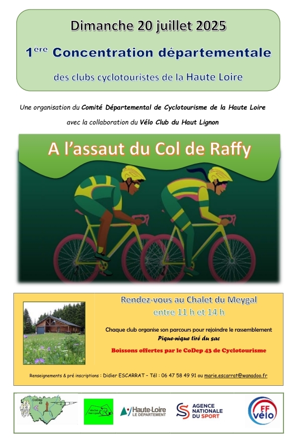 Concentration départementale 20 juillet