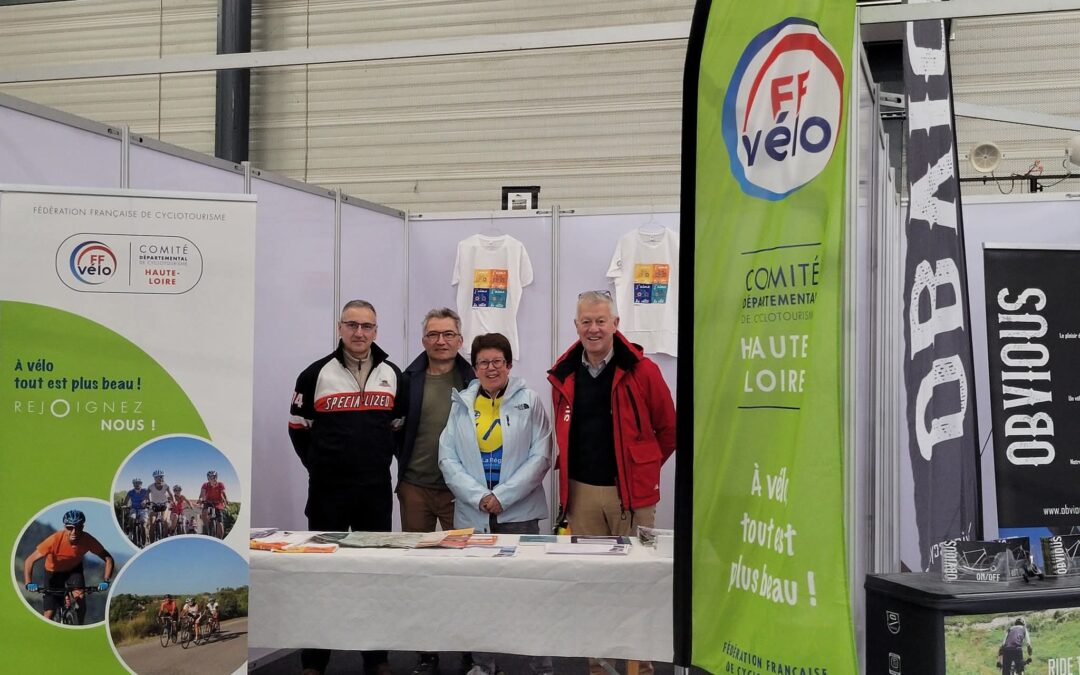 Le CODEP 43 présent au 1er salon du Vélo à St Paulien 43